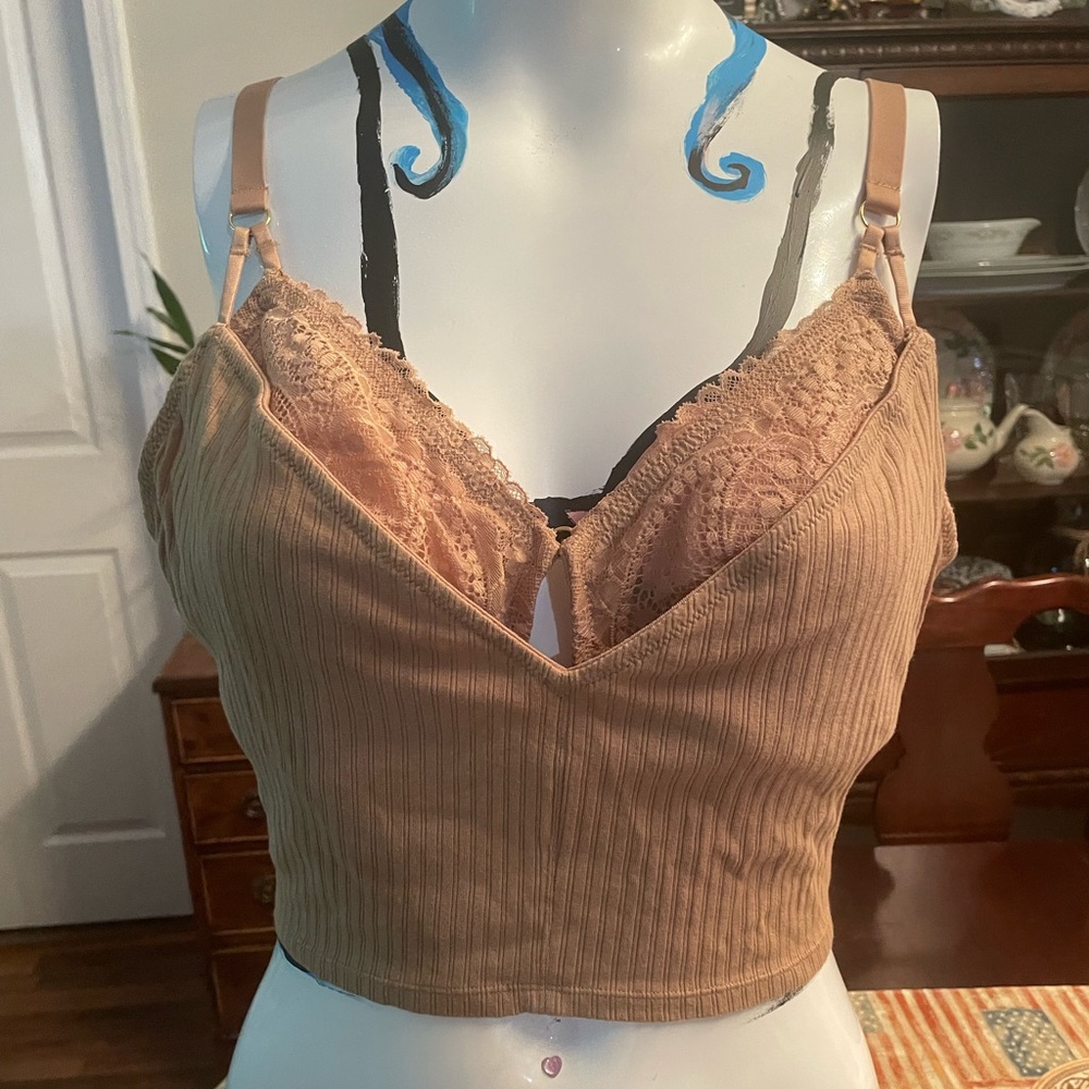 Orange/tan Aerie NWOT bralette